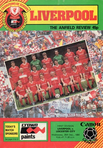 Match programme
